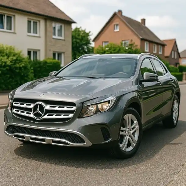 Ein gebrauchtes Mittelklasse-Auto, das für den Autoankauf in Solingen bereitsteht und professionell bewertet wird.